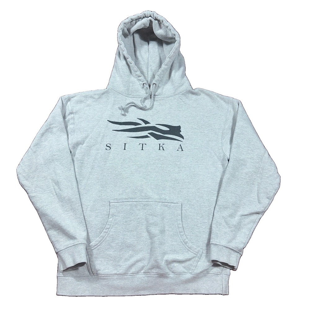 Sitka Gear Hoody Men's M Gray Icon Pullover Hooded Sweatshirt Fleece Gorpcore